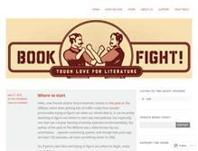 Tablet Screenshot of bookfightpod.com
